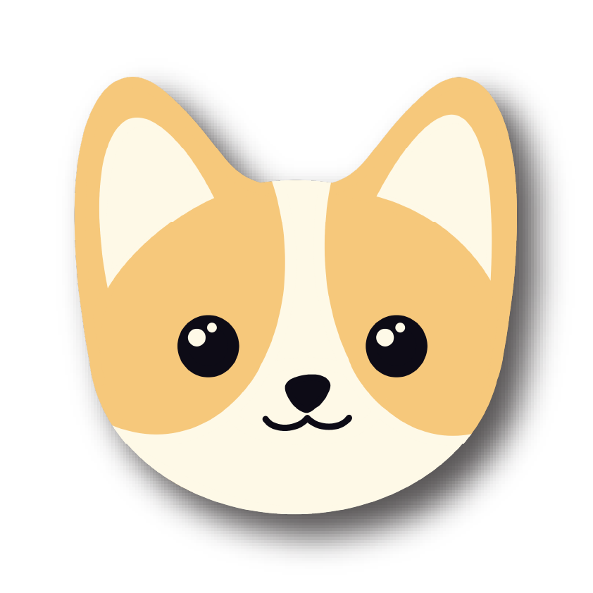 Corgi Sticker
