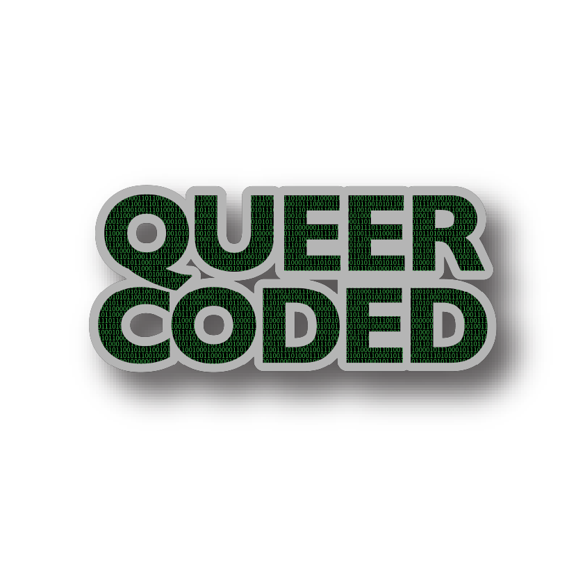 Queer Coded sticker