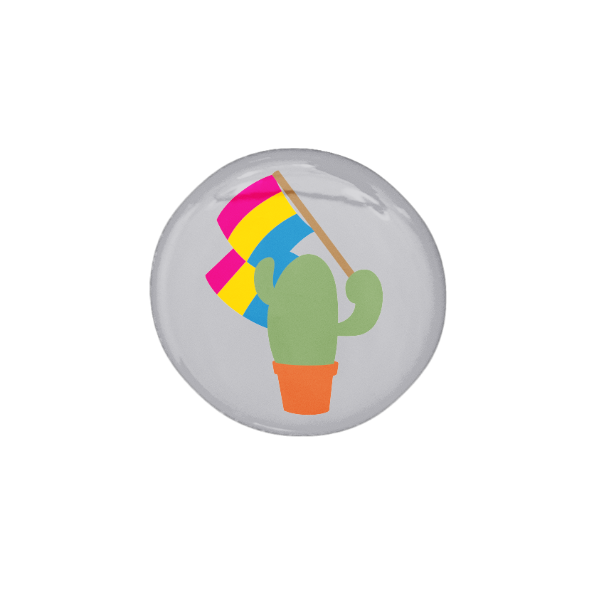 Prickly Pride Pins | Pride Flag Cacti
