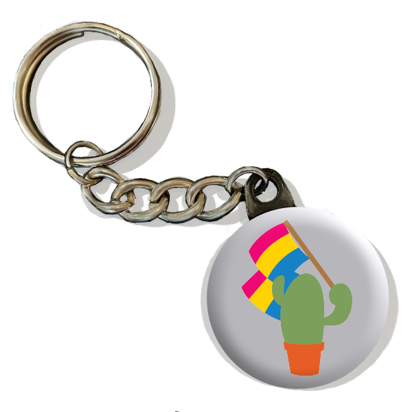 Prickly Pride Keychains | Pride Flag Cacti
