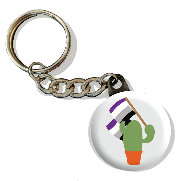 Prickly Pride Keychains | Pride Flag Cacti