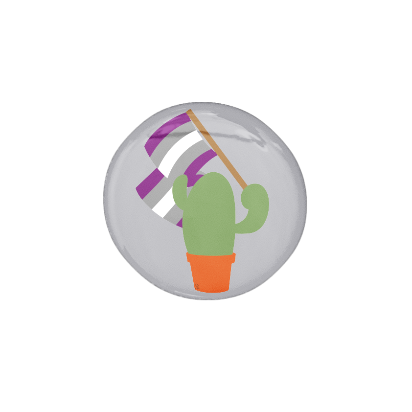 Prickly Pride Pins | Pride Flag Cacti