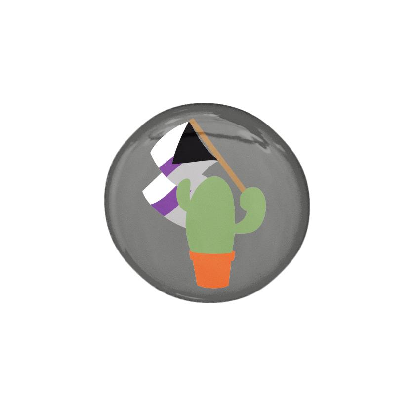 Prickly Pride Pins | Pride Flag Cacti