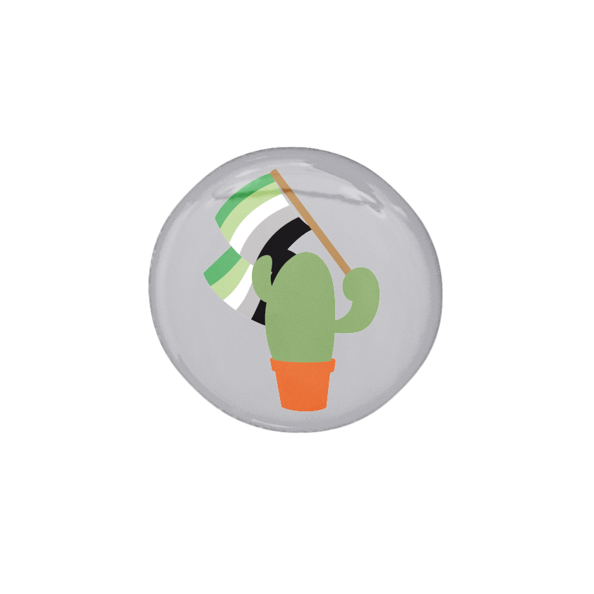 Prickly Pride Pins | Pride Flag Cacti