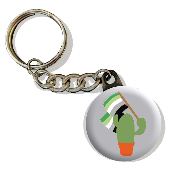 Prickly Pride Keychains | Pride Flag Cacti