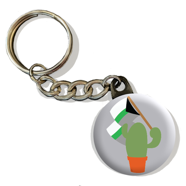 Prickly Pride Keychains | Pride Flag Cacti