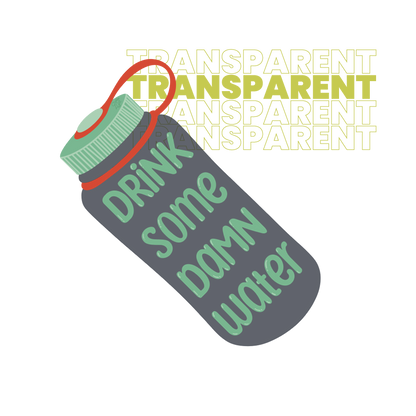 Drink Some Damn Water Sticker