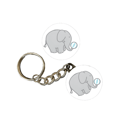 Elephant with Blue Ball