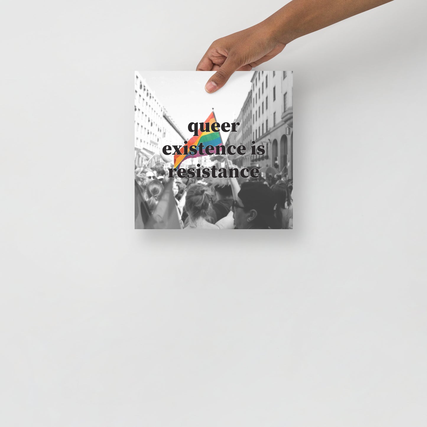 Queer Existence is Resistance Poster