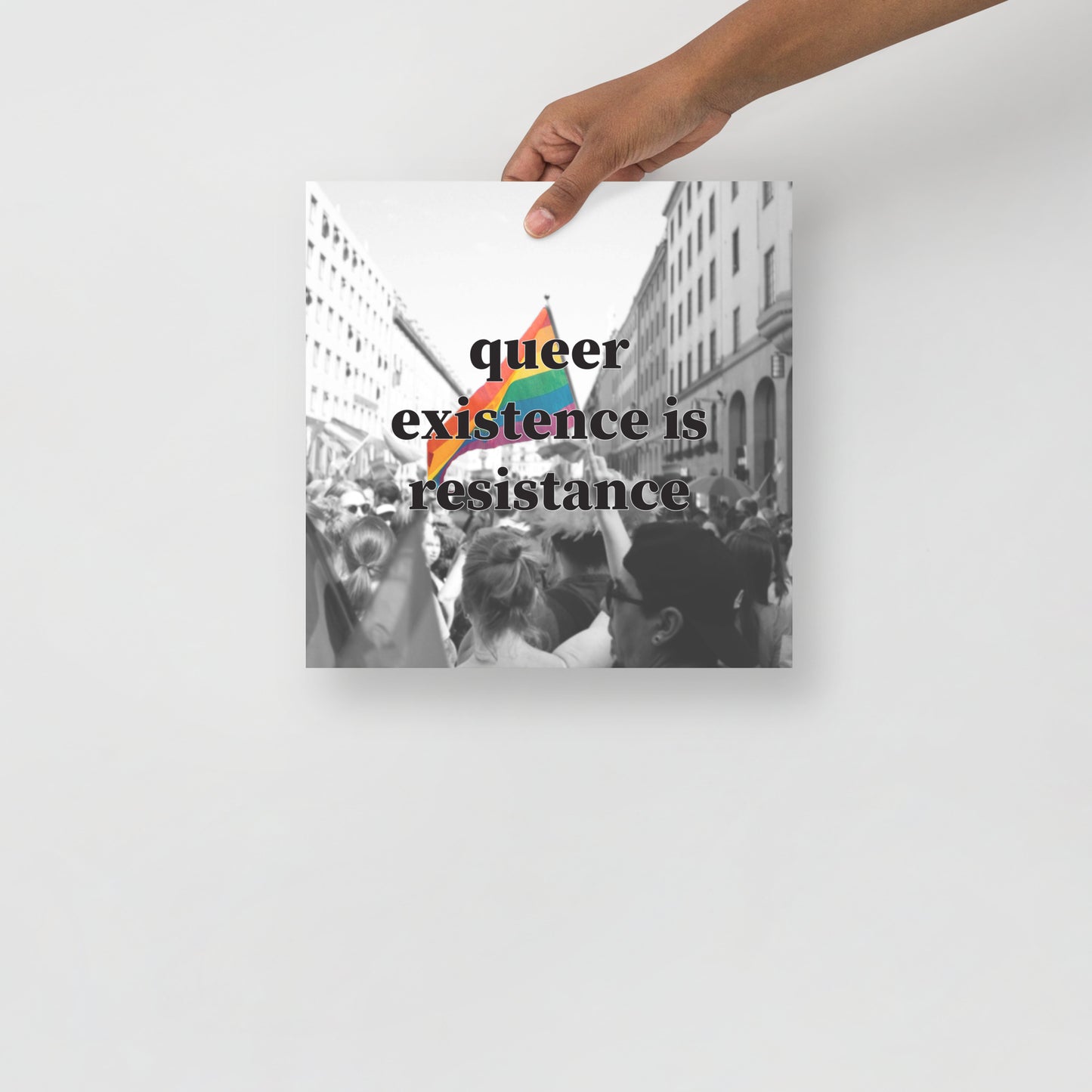 Queer Existence is Resistance Poster