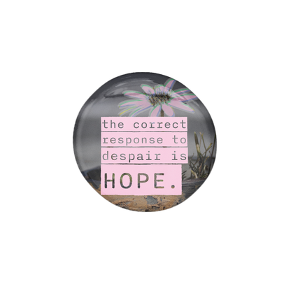 The correct response to despair