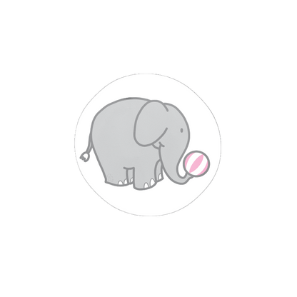 Elephant with Pink Ball