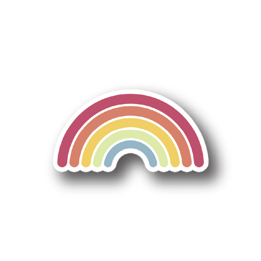 Retro Rainbow Sticker