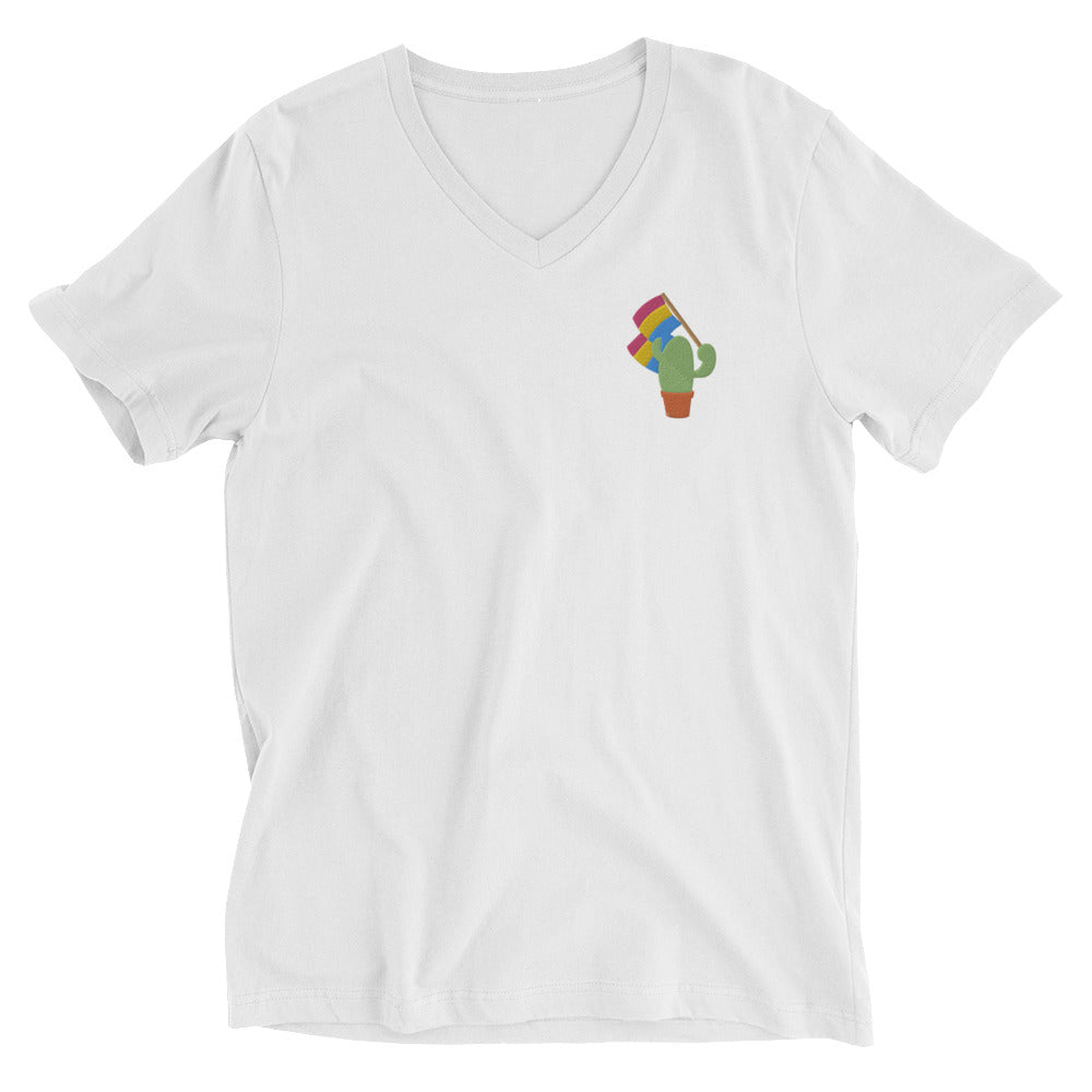 Pan Pride Cactus Embroidered Tee