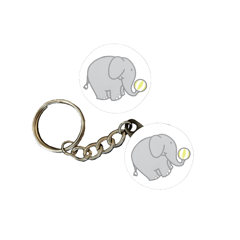 Elephant with Yellow Ball