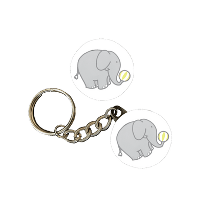 Elephant with Yellow Ball