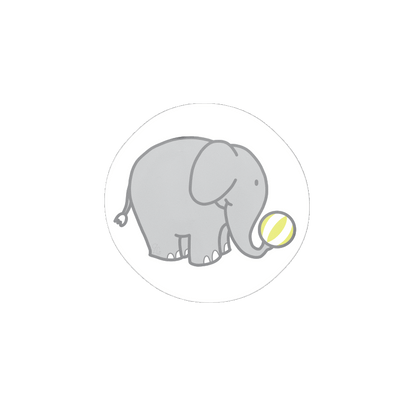 Elephant with Yellow Ball